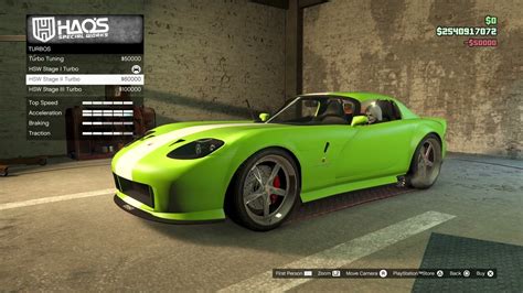 Coming in at 2,250,000, the car will leave you plenty of budget for any customization you want. . Gta 5 hsw cars